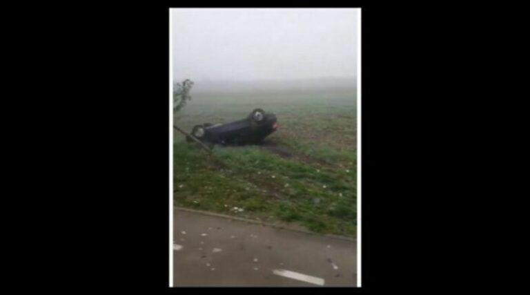 Teška saobraćajna nesreća kod Bačkog Petrovca (VIDEO)