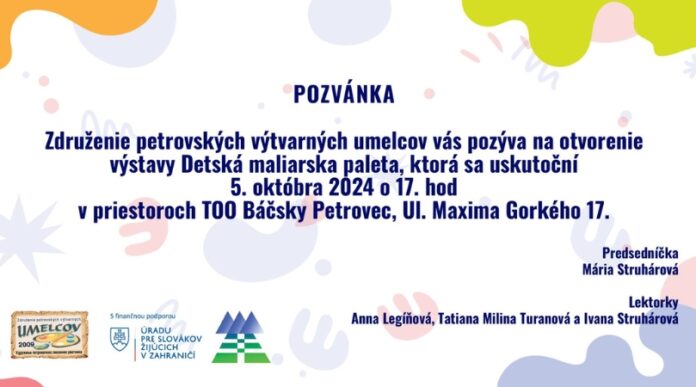 Detská maliarska paleta