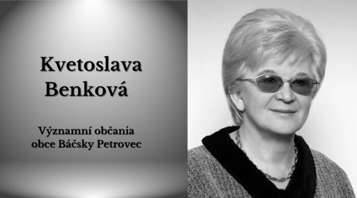 Kvetoslava Benková