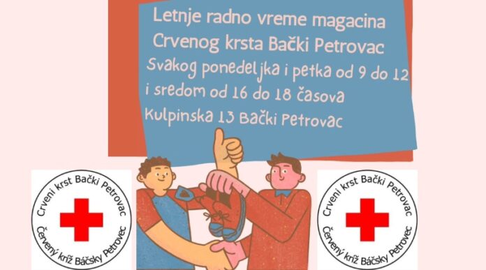 Crveni krst Bački Petrovac letnje radno vreme