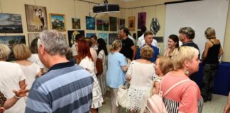Otvorena izložba Čari kista XIV tradicionalno okupljanje petrovačkih likovnih umetnika backi petrovac