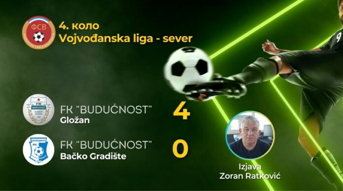 Budućnost Gložan - Vojvodina Bačko Gradište