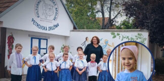 Petrovska družina, predaj langošov za Emu Medvedovu