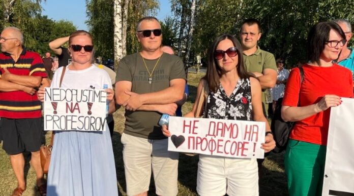 Protest, prosvetni radnici, Pivnice
