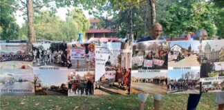 izlozba fotografija sa protesta odzaci backi petrovac