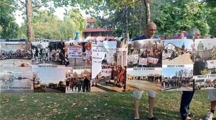 izlozba fotografija sa protesta odzaci backi petrovac