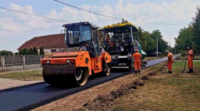 radovi na putu putevi srbije kulpin, rekonstukcija