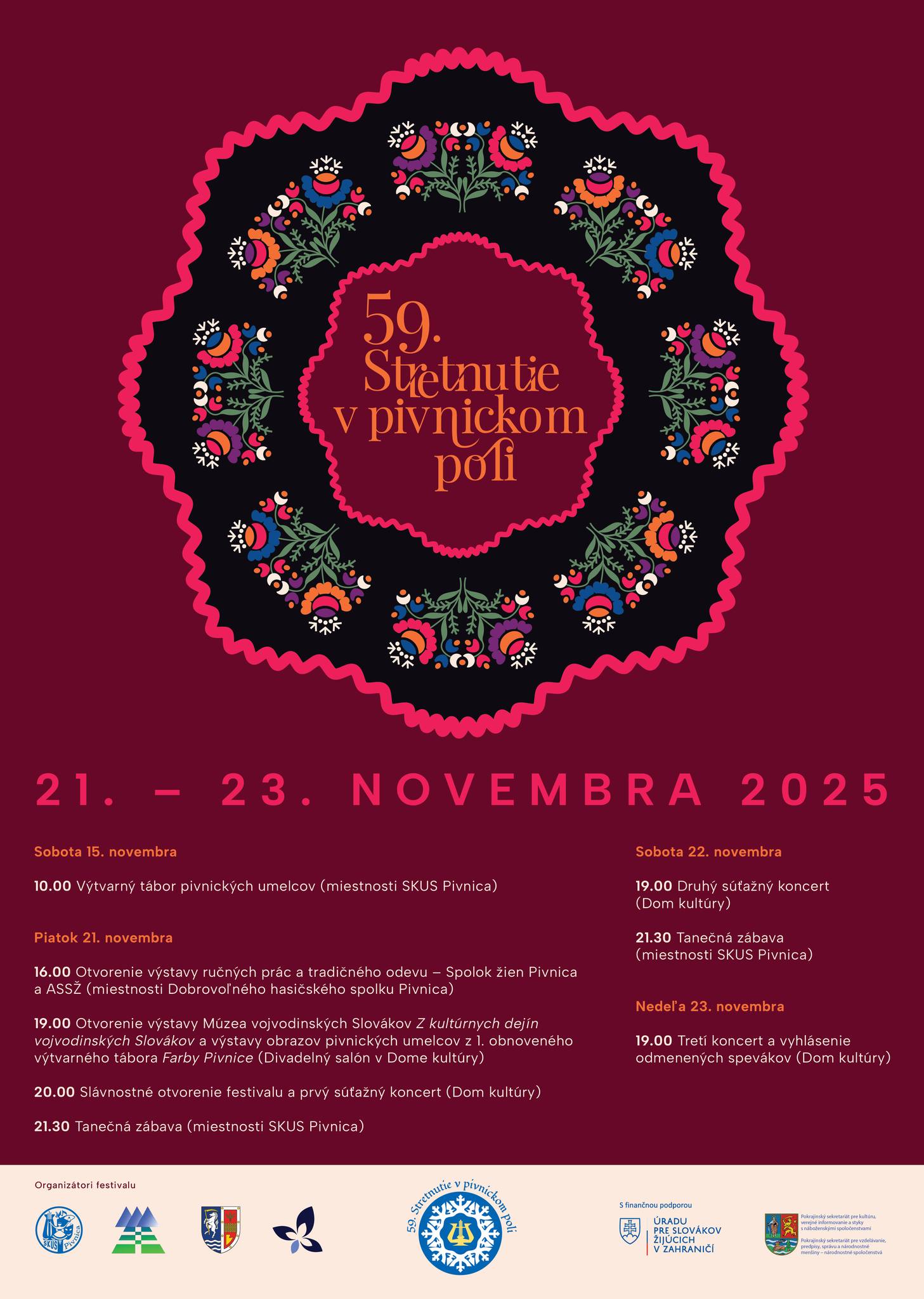 Stretnutie v pivnickom poli - program