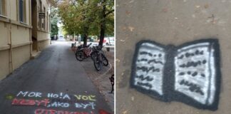Precrtavanje ćaci grafita u Bačkom Petrovcu