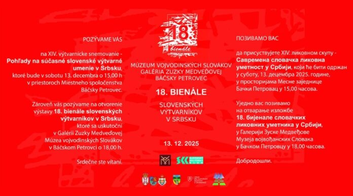 18. bienale slovenskych vytvarnikov v Srbsku 18. bienale slovenskych vytvarnikov v Srbsku