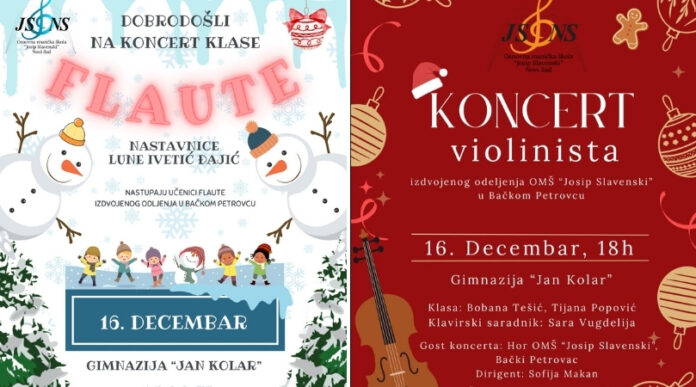 Koncert flaute i violine Koncert flaute i violine