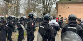 Vučićeva poseta Petrovcu, žandarmerija