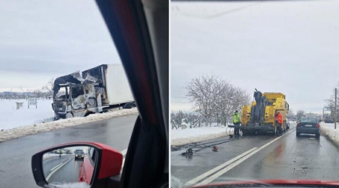 Obustavljen saobraćaj Begeč Gložan Obustavljen saobraćaj Begeč Gložan
