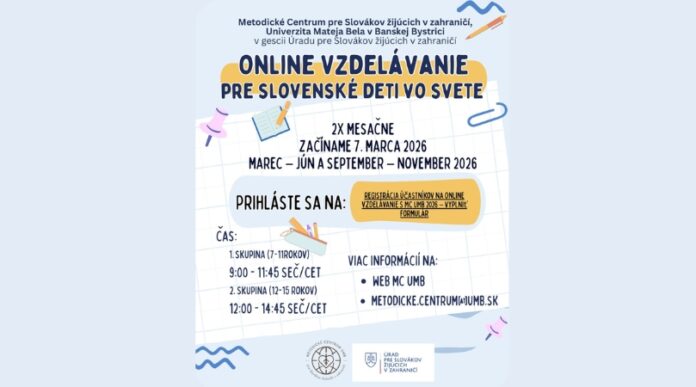 Online vzdelavanie pre slovenske deti Online vzdelavanie pre slovenske deti