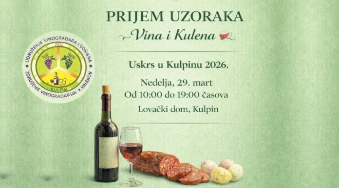 Uskrs u Kulpinu 2026, prijem uzoraka Uskrs u Kulpinu 2026, prijem uzoraka